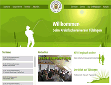 Tablet Screenshot of kfv-tuebingen.de